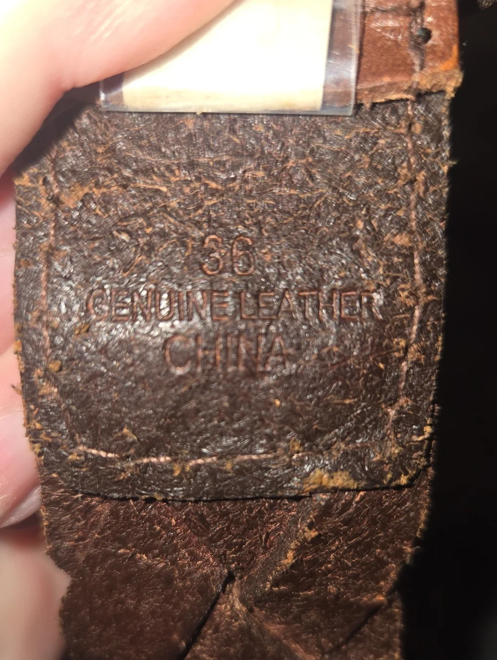 BROOKS BROTHERS-Braided Brown Leather Belt-Size M
